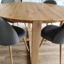 EZ Living solid wood round dining table 160 cm Image 6