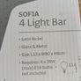 Sofia 4 light Spotlight Satin Nickel Image 3