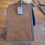 Vintage Brown Camera Case with Red Interior and Shoulder Strap Image 7