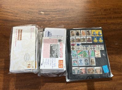 Stamp Collection Bundle GB Britain 1990-1999 MNH / FDC and more