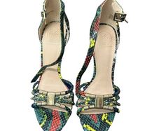 Kurt Geiger high heel multi colour sandal size 40