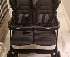 Graco Avvos Double Stroller Grey