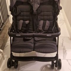 Graco Avvos Double Stroller Grey