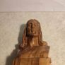 Wood Carved Jesus Head Image 6