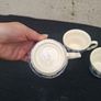 3 blue willow style tea cups postage possible Image 4