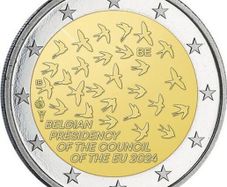 Belgium 2 Euro Commemorative Coin 2024 - Presidency of the Council of the EU. Uncirculated.