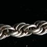 Vintage Sterling Silver Handmade Necklace, 925 Hallmarked Rope Chain 34,9g Image 3
