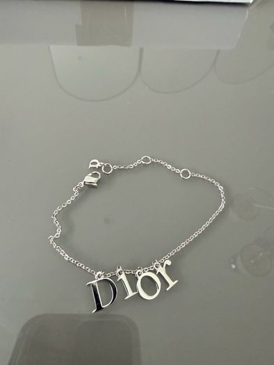 Authentic Christian Dior Charm Bracelet Silver