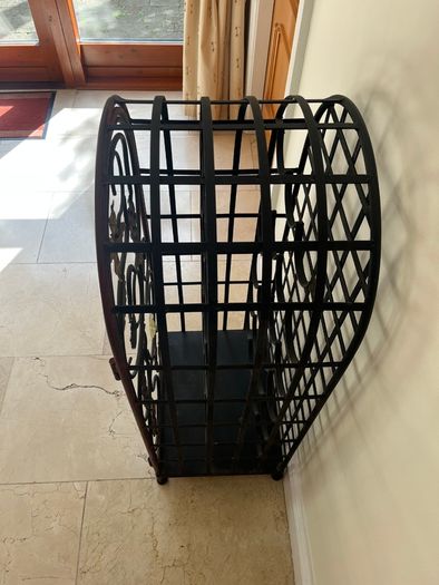 Vintage Mexican wine rack