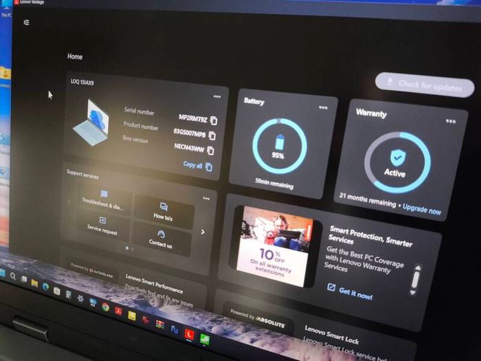 Gaming Laptop Lenovo Loq i5 12450hx 8/12 RTX4050 6gb 105w 16gb Ddr5 512GB Nvme 15.6" 144hz 1080p 300nits 100% sRGB Win11 Warranty Receipt