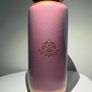 Vintage W Germany 505-41 Pottery Vase - Hand Painted - Pink Copper - Upcycled Image 4