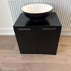 Sonas Stockholm wall hung vanity unit with Skal basin bowl