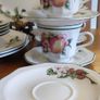 Set 20 pcs  by Churchill England, featuring a charming fruit and blossom design with a classic green rim. Beautifully made English pottery with lovely detail and quality. Image 7