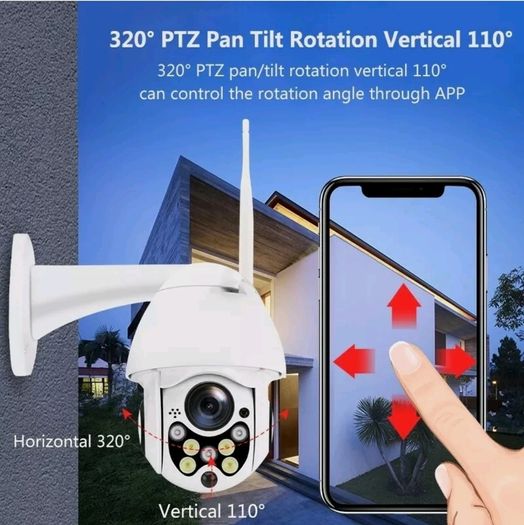 Smart IP Video Camera 2MP Wi-Fi Cctv Night Vision Calving Security Camera Wifi Indoor/Outdoor Hd Ptz Home
