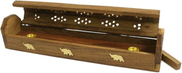 Wooden incense box