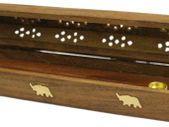 Wooden incense box