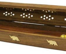 Wooden incense box