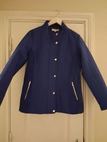 Ladies new blue jacket with tags attached, Brand volleyball vous.