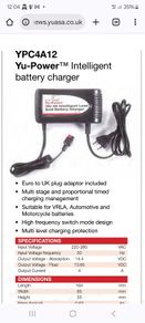 YPC4A12 Yu-Power Intelligent battery charger