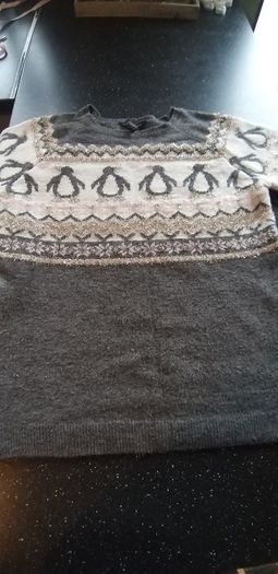 Grey Fairisle Style Jumper