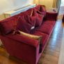 3 seater and 2 seater Texas Loose back custom made solid wood sofa/suite with cushions. Image 3