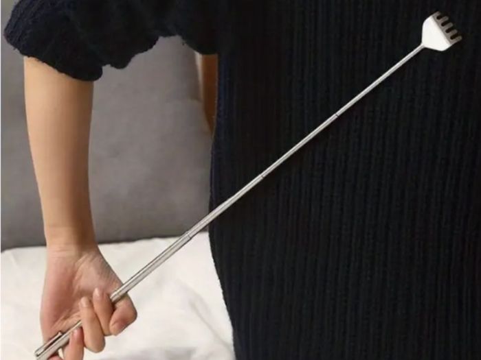 Telescopic Stainless Steel Back Scratcher NEW
