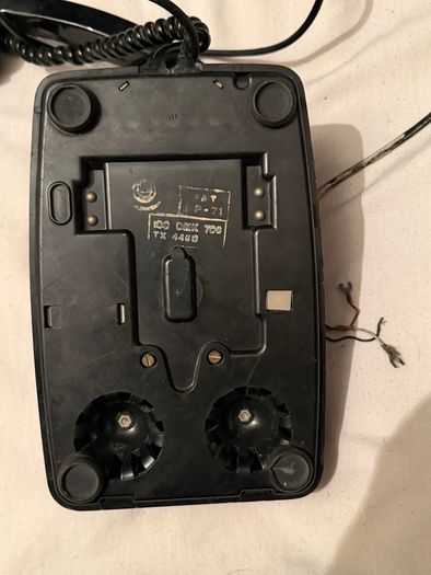 vintage collectable black telephone