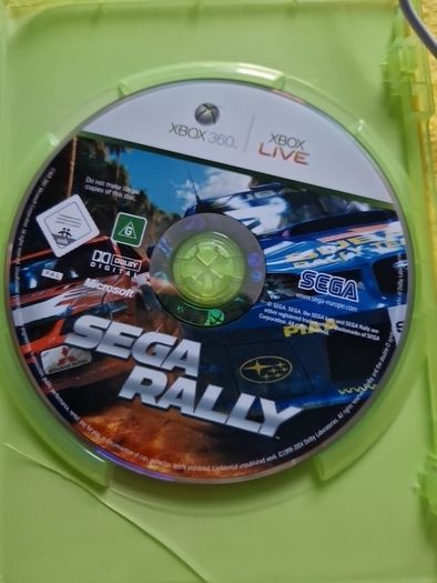 Sega Rally xbox 360 games Original