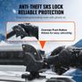 Ski Snowboard Roof Rack 80.5 cm Universal Ski Rack for Car Roof with Lock Image 5