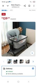Baby bedside crib electric