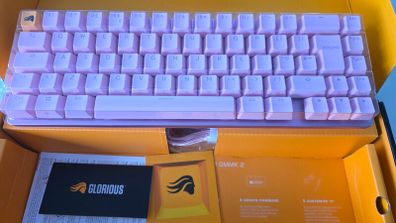Glorious GMMK2 RGB Compact Mechanical Gaming Keyboard - Pink