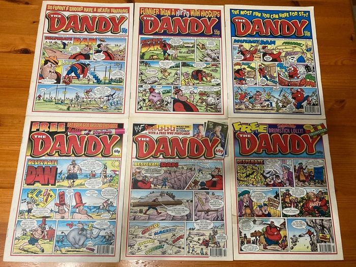 Comics: 'The Dandy' 2000,2001 and 2002 (54 numbers)