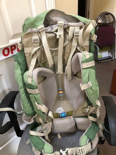 Huge Kelty Coyote 75 W Green Frame Hiking Bag