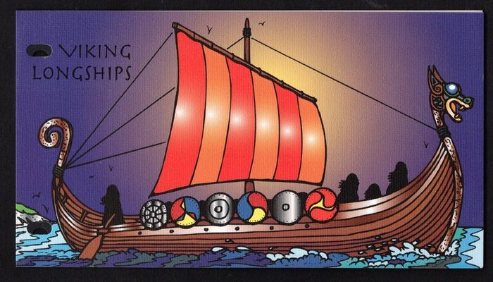 1998 Isle of Man Viking Longships Commemorative Stamps Presentation Pack