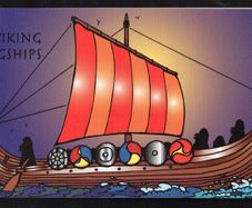 1998 Isle of Man Viking Longships Commemorative Stamps Presentation Pack