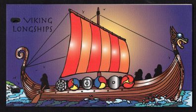 1998 Isle of Man Viking Longships Commemorative Stamps Presentation Pack