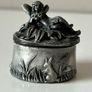 Vintage Pewter Tooth Fairy Wee Box Image 4