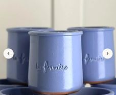 12 Terracotta Yogurt Pots