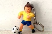 Vintage Allround Footballer Keyring