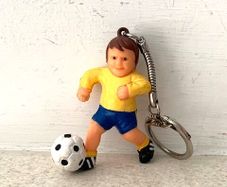 Vintage Allround Footballer Keyring