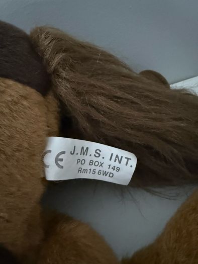 Large and small horse plush toy teddies
