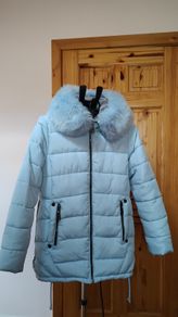 Beautiful Oceanic Blue Winter Coat (Style Italy Millano)