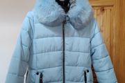 Beautiful Oceanic Blue Winter Coat (Style Italy Millano)
