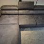dark grey corner sofa with sleeping and storage Image 6