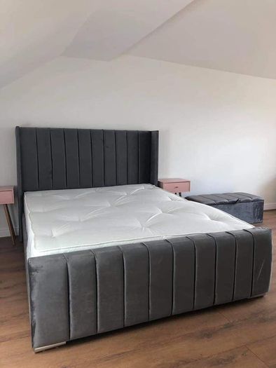 New Double And King Size Ottoman Gaslift Storage Beds. New Sprung Memory Foam Mattresses Instock Offering Free Delivery