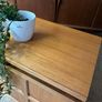 Vintage Retro Mid CenturyTeak Record Cabinet Image 3