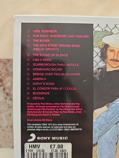 Simon And Garfunkel CD - Greatest Hits
