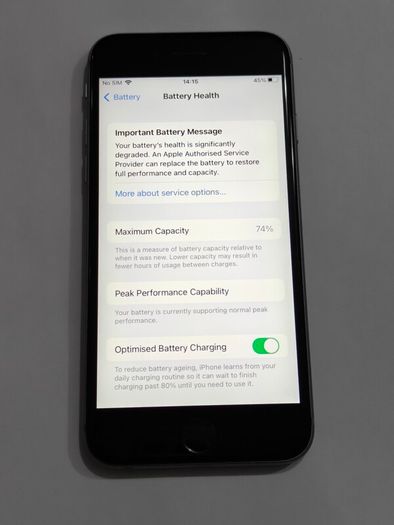 iPhone 6s Silver 128GB iOS 15