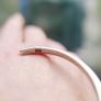 Vintage Sterling Silver 925 Wave Cuff Bangle Hallmarked 10,3g Image 8