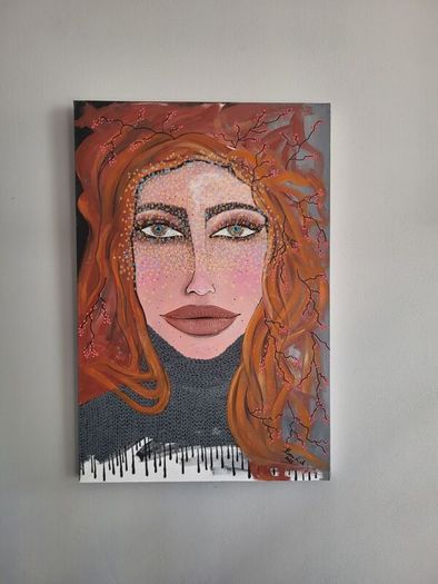 Original abstract acrylic painting!!!